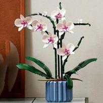 10311 Statybinių blokelių rinkinys Mini modelis Orchidėjų vazonas Kūrybingos gėlių puokštės idėjos Surinktos „pasidaryk pats“ plytos, mokomieji žaislai vaikams