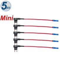 12V 24V Automobilio Saugiklių Peiliukų Laikiklis Grandinės Adapteris Apsaugas Skirstytuvas ATM APM Prijungimo Adapteris Micro Jungtis Sunkvežimio Automobilio Aksesuarai