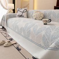 Ledinis šilkas Sofa Mesti Antklodė Vasaros Vėsus Pojūtis Sofa Rankšluostis Paprastas Neslystantis Kempingas Piknikas Didelė Antklodė Paklodė Šalis Dekoras 180*130cm mėlyna