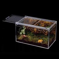 Nešiojama roplių terariumo dėžė chameleonams ir gyvatėms 7cmx8cmx10cm