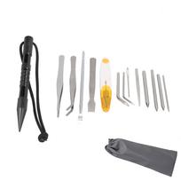 14PcsSet Paracord Needles Knitting Tool Paracord Stitching Needles Set Bracelets DIY KitRed