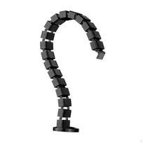 Vertebrae Cable Management Kit Cables Raceway Easy to Install Flexible Wire Spine Sleeve juoda