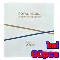 The History of Whoo Royal Regina Energizuojantis Atstatantis Kremas 1ml × 60vnt | Korėjietiškas Žolinis Anti-Age & Revitalizuojantis Kremas Rinkinys Su Mėginukais 1ml × 60pcs