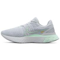 Nike React Infinity Run Flyknit 3 Pure Platinum Mint Foam Moteriški sportbačiai Pilki Balti Šviesiai Žali DD3024-007 36