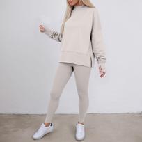 Suit For Women Long Sleeve Casual Pullover Warm Winter Pant+Tops L