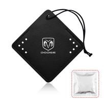 Auto Interior Perfume Pendant Air Freshener Hanging Perfume Emblem for Dodge Journey Caliber Challenger Charger Ram 1500 Stratus Dart Dakota Durango juoda