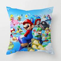 Super Mario pillow case game studio decoration pillowcase living room sofa cushion cover bedroom room home decoration 16x16Inch