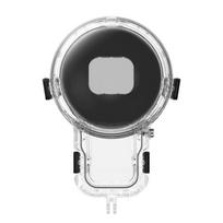 „Invisible Dive Case Pro“ nardymo dėklas, skirtas „Insta360 X5“, 50 m. Visiškai nematomas dizainas leidžia sklandžiai fotografuoti 360 laipsnių po vandeniu. Priedai. insta360 X5