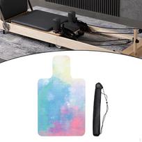 Fitness Mat for Reformer with Non-Slip Backing And Towel Included Flower Butterfly