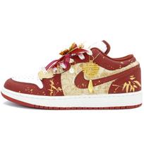 Jordan Air Jordan 1 Low Neslystantys žemi krepšinio batai Vyriški Kinijos raudoni FJ3459-160(Komanda204-) 45