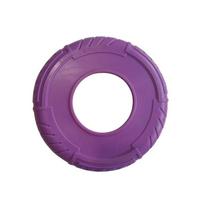 Durable Floating TPR Dog Frisbee – Interactive, Soft Shell Toy for Large Dogs raudona