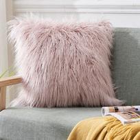 Užsienio pliušinė nugaros pagalvė: Stilinga, patogi sofa ir miegamojo dekoratyvinė pagalvė (Nėra branduolio) Double-sided 40×40cm