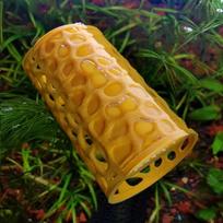 Aquarium Tunnel Aquarium Fish Hideout Hollow Tube Ornamental Habitat Hollow Tube Fish Refuge Caves 3D-Printed