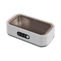 Ultrasonic Cleaner: Versatile Glasses, Jewelry & Braces Cleaning Machine with Large Capacity & Multiple Plug Types X81 White [US Standard] 650ML