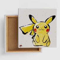 Pokemon Pikachu Canvas Panel 30cm x Medium [Art Deli] 30cm, Size, POKE-2407-01
