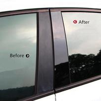 6vnt automobilio durelių šoninio lango stulpų stulpelių lipdukas, tinkantis „Honda Accord“ 2008–2012 m.