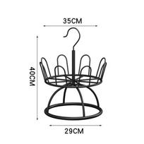 Balcony Household Simple Slippers Rack Outdoor Floor Shoe Rack Rotating Iron Shoes Drying Rack A-1layer