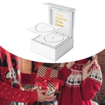 Nuolatinės apyrankės rinkinys, nešiojamas, romantiškos juvelyrikos dovanos jam ir jai, apyrankės sidabras