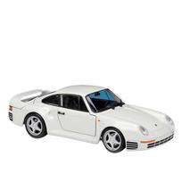 WELLY 1/24 Porsche 959 lydinio sportinio automobilio modelis metalinis liejimo žaislinis transporto priemonė automobilio modelis didelis modeliavimas kolekcija vaikų žaislas dovana balta