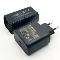 Skirtas Galaxy S24 S20 S21 S22 S23 Note 20 Ultra 10 Plus FE Z Flip Fold 6 5 4 3 2 45W Charger PD Super Fast Charge maitinimo adapteris Black-With 5A Cable
