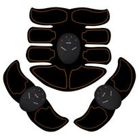 EMS Treniruoklis Raumenų Stimuliatorius Sėdmenų Treniruoklis Raumenų Tonusas Kūno Liekninimo Masažuoklis Fitneso Įranga Vyrams Moterims Pilvui Rankoms Kojoms Namams 4pcs geltona