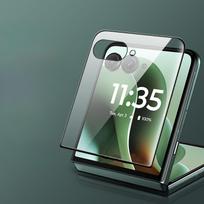 Skirta Motorola Moto Razr 60 Ultra 3D lenktas grūdintas stiklas ekrano apsauga MORO Razr60 60ultra pilnas dangtelis apsauginė plėvelė Moto Razr 60 Ultra gryna