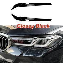 Poros Priekinių Žibintų Apsaugos BMW 5 Serijai G30 G31 2025-2025 LCI Automobilio Priekinio Žibinto Antakių Lipdukas Modifikacija Apsauga