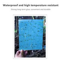 Sticky Traps for Flying Plant Insect Fungus Gnats 20pcs 20*25cm Dual Sided Flying Insect Traps can be Cut blue-20X10cm