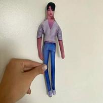 K-Pop Demonų Medžiotojai 22cm Demonų Medžiotojai Pliušiniai Lėlių Abstract Joint Lankstus Kambario Dekoras Helovinas Saja Berniukas Pliušiniai Žaislai Dovana Juokinga 22cm