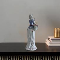 Keraminė mergaitės figūrėlė Porcelianinės moters statulėlė Kolekcinė, Mergaitė Moderni lentynai įėjimui Style A