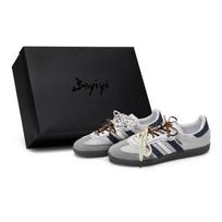 Adidas Originals SAMBA OG Riedlentės Batai Moteriški Žemi Balti/Mėlyni/Pilki IH3371(Team80-S-BOX) 43⅓