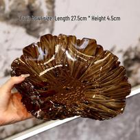 High-Leg Luxury Flower-Shaped Fruit Bowl for Living Room or KTV