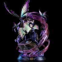 Demon Slayer Kochou Shinobu Anime Figūrėlė Žaislai 36cm PVC Veiksmo Figūrėlė Žaislai Kochou Shinobu Kolekcinis Modelis Lėlė Dovana tamsiai rausva spalva