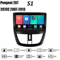 2 Din Android, skirtas Peugeot 207 207CC 2007–2013 Automobilių radijo multimedijos grotuvas Carplay Auto Stereo WIFI GPS DVD galvos blokas 2+32GB 1+16GB