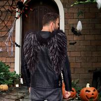 Angel Wings Cosplay Wing Decorative Cute Halloween Costume Accessories Fairy for Kids juoda