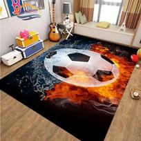 Futbolo paveikslėlių kilimas animacinis futbolas svetainės dekoracija s lova neslystantis kilimas namai Įėjimo durų kilimėlis vaikams 40cm x 60cm