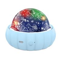 Naktinės šviesos žvaigždė projektoriaus dovanos vaikams, mažiems vaikams, lempos lubų šviestuvai miegamajam 1 lampshade mėlyna