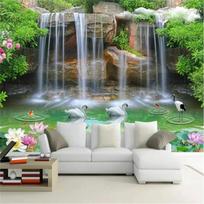 tapetas 3d freska peizažo tapyba krioklys romantiškas stereo TV fono sienų popierius namų dekoras tapetas 200 cm(W) x 140 cm(H)