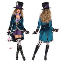 Helovino Alisa Stebuklų Šalyje Kostiumai Moterys Magas Cosplay Merginos Princesės Quess Magic Cosplay Moteriškas paltas XL