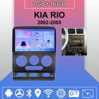 Android Carplay automobilinis radijas, skirtas KIA RIO 2002-2005 daugialypės terpės grotuvo galvos blokas stereo GPS navigacija BT WIFI 2+32GB 1+16GB