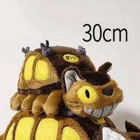 Animacinis animacinis autobusas Totoro lėlė minkštas pliušinis gyvūnas žaislai iškamšytas Totoro autobusas vaikams Kalėdų gimtadienio dovana anime pliušiniai žaislai 2025 Height 30CM geltona
