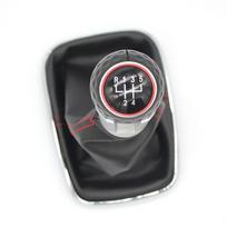 12 mm, skirtas Volkswagen VW Golf 4 IV MK4 GTI R32 Bora Jetta 5/6 greičių juodo rėmo pavarų perjungimo rankenėlės svirties svirties gaubtas 1999–2004 m.