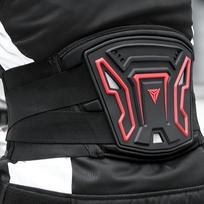 Ergonomiška motociklininko juosmens juosta padidintam komfortui ir atramai sportuojant M black