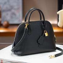 Nauja natūralios odos moteriška rankinė, viršutinio sluoksnio epsom palmių rašto kriauklinė rankinė, rankinė ir peties crossbody rankinė 25x9x18cm juoda aukso spalva