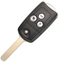jingyuqin Pakeičiamas 2/3/4 mygtukų sulankstomas automobilio raktų korpusas, modifikuotas Honda Civic Dio Fit Crv Hrv Accord Odyssey Jazz ube spalva