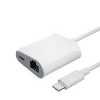 Tinklo plokštės tipas C iki Rj45 prievado Pd įkrovimo mobiliojo telefono Ethernet keitiklio adapterio stabilus ryšys, skirtas Xiaomi Huawei iPhone type-c