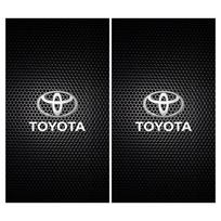 2 vnt. Automobilio emblemos centrinio statramsčio lipdukas Automobilio durų dekoratyviniai lipdukai Toyota Chr Corolla Yaris Rav4 E150 E120 Land Cruiser 200