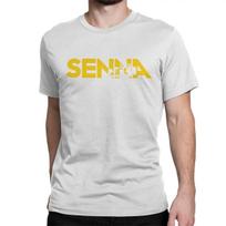 Ayrton Senna Men's T Shirt Racing Car Hipster Tees Short Sleeve Round Neck T-Shirt Cotton S-4XL  Clothes S