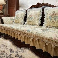 Prabangus Europos stiliaus neslystantis natūralios odos sofos čiužinys ir užvalkalas 70*70cm (includes 18cm skirt)