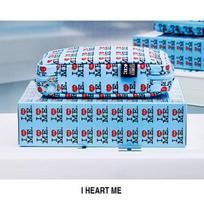 (ILLIT Pouch Ver.)(KOLIAŽAS / AŠ MYLIU SAVE versija) ILLIT [NEBE MIELAS] 1-asis singlo albumas I HEART ME ver. (BLUE) blue